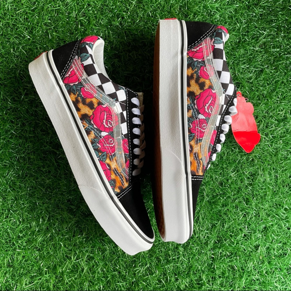 Vans Old Skool Rose Animal Checkerboard - Picture 4 of 7